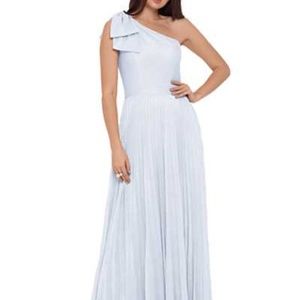Baby Blue Shimmery Gown  Size 8P